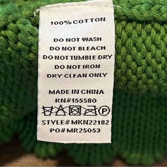 LaBiz Green Knit High-Waisted Short 🌺 NWOT 🌺 scalloped hem 🌺 - Picture 4 of 4